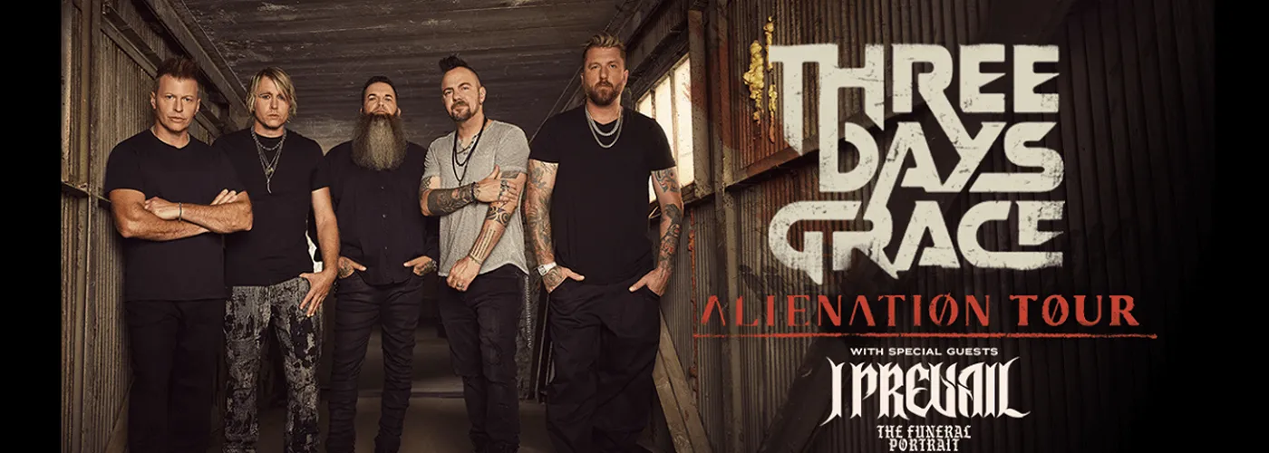Three Days Grace, I Prevail & The Funeral Portrait